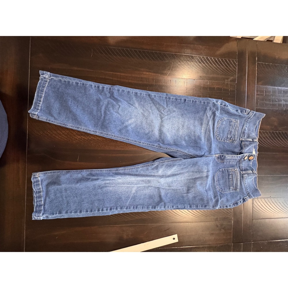 Nicole Miller New York Soho High Rise Straight Leg Jeans Blue Medium Wash Size 6